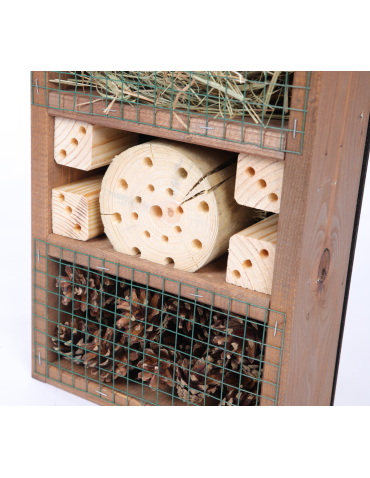 Hotel dla owadów- domek na owady - Domek dla owadów hotel budka lęgowa IMPREGNAT domki MEGA DUŻY aż 47cm! EKO - product 6