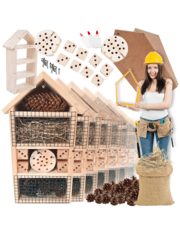 30x Domek dla owadów HOTEL DO SAMODZIELNEGO MONTAŻU MEGA DUŻY aż 47cm! DIY