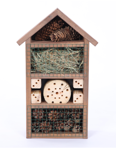 Hotel dla owadów- domek na owady - Domek dla owadów HOTEL DO SAMODZIELNEGO MONTAŻU MEGA DUŻY aż 47cm! DIY - product 5