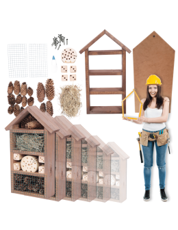 30x Domek dla owadów HOTEL DO SAMODZIELNEGO MONTAŻU MEGA DUŻY aż 47cm! DIY