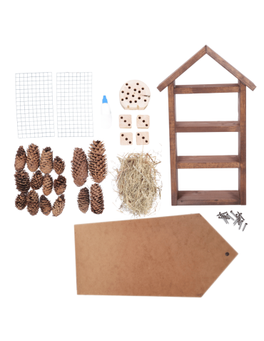 30x Domek dla owadów HOTEL DO SAMODZIELNEGO MONTAŻU MEGA DUŻY aż 47cm! DIY - product 2