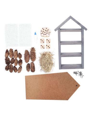 Domek dla owadów HOTEL DO SAMODZIELNEGO MONTAŻU MEGA DUŻY aż 47cm! DIY - product 2