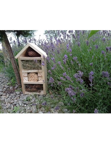 Hotel dla owadów- domek na owady - 10x Domek dla owadów HOTEL DO SAMODZIELNEGO MONTAŻU MEGA DUŻY aż 47cm! DIY - product 10