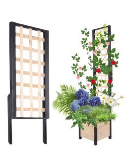 Nadstawka do pergoli drewnianej ogrodowej szer. 40cm MODUŁOWA IMPREGNACJA