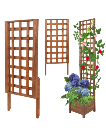 Nadstawka do pergoli drewnianej ogrodowej szer. 40cm MODUŁOWA IMPREGNACJA