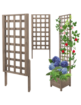 Nadstawka do pergoli drewnianej ogrodowej szer. 40cm MODUŁOWA IMPREGNACJA