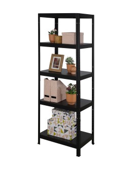 Regał cały metalowy 180x60x40 stojak warsztatowy 130kg/p magazynowy czarny - product 2