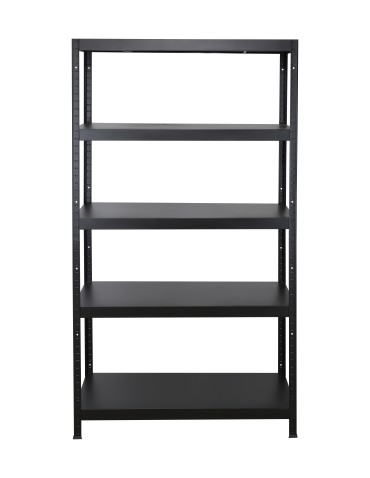 Regał cały metalowy 180x100x40 stojak warsztatowy 130kg/p magazynowy czarny - product 2