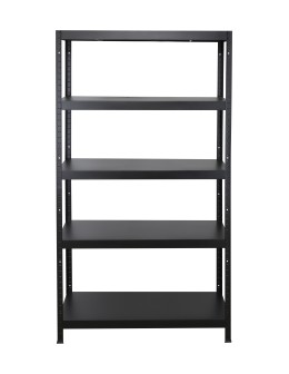 Regał cały metalowy 180x100x40 stojak warsztatowy 130kg/p magazynowy czarny - product 2