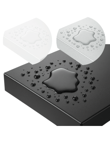 Regały całometalowe Elara - Regał cały metalowy 180x100x40 stojak warsztatowy 130kg/p magazynowy czarny - product 5