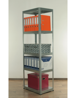 Regał cały metalowy 180x60x40 stojak warsztatowy 130kg/p magazynowy ocynk - product 2