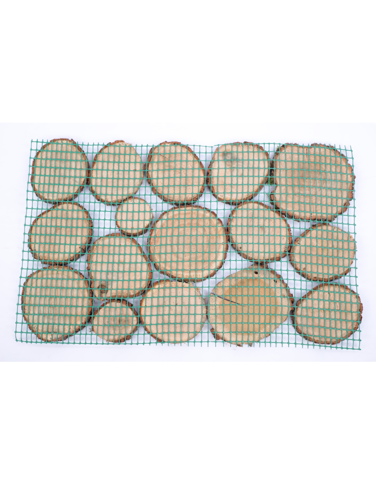 Ścieżki ogrodowe - Ścieżka ogrodowa 80x50X2 cm chodnik plastry drewna DĄB ścieżki EKO DREWNO X4 - product b2b.wamar.biz 5