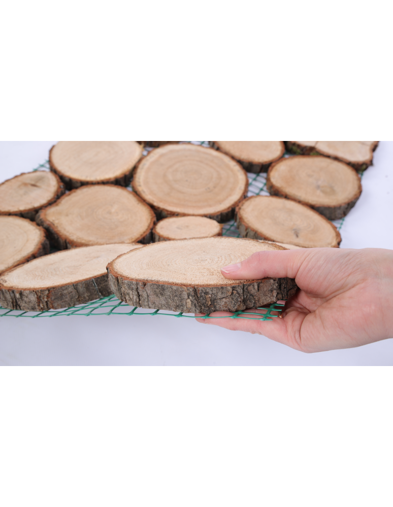 Ścieżki ogrodowe - Ścieżka ogrodowa 80x50X2 cm chodnik plastry drewna DĄB ścieżki EKO DREWNO X4 - product b2b.wamar.biz 6