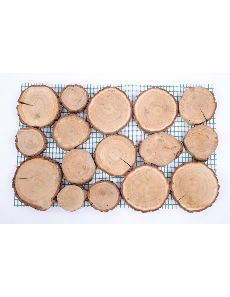 Ścieżki ogrodowe - Ścieżka ogrodowa 80x50X3 cm chodnik plastry drewna DĄB ścieżki EKO DREWNO X2 - product b2b.wamar.biz 4