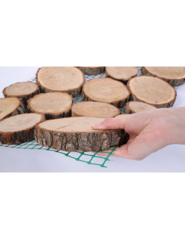 Ścieżki ogrodowe - Ścieżka ogrodowa 80x50X3 cm chodnik plastry drewna DĄB ścieżki EKO DREWNO X2 - product 6