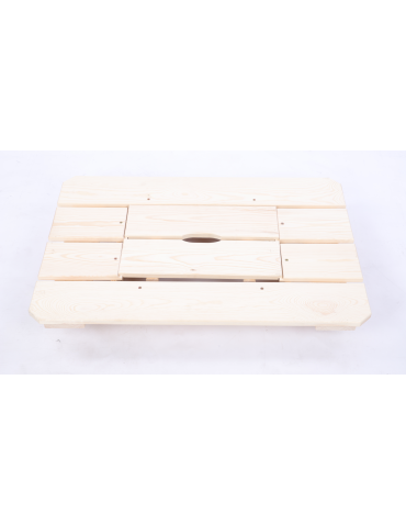 BLAT NA SKRZYNKĘ - Blat na skrzynkę piwa drewniany stół plenerowy z pokrywą turystyczny EKO - product 3