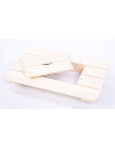 BLAT NA SKRZYNKĘ - Blat na skrzynkę piwa drewniany stół plenerowy z pokrywą turystyczny EKO - product 4