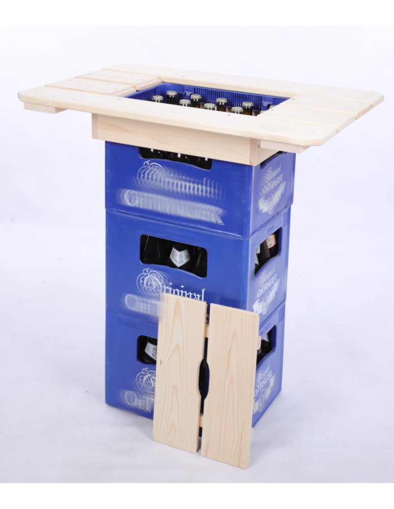 BLAT NA SKRZYNKĘ - Blat na skrzynkę piwa drewniany stół plenerowy z pokrywą turystyczny EKO - product b2b.wamar.biz 8