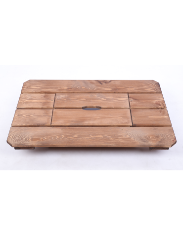 BLAT NA SKRZYNKĘ - Blat na skrzynkę piwa drewniany stół plenerowy z pokrywą turystyczny EKO - product 3