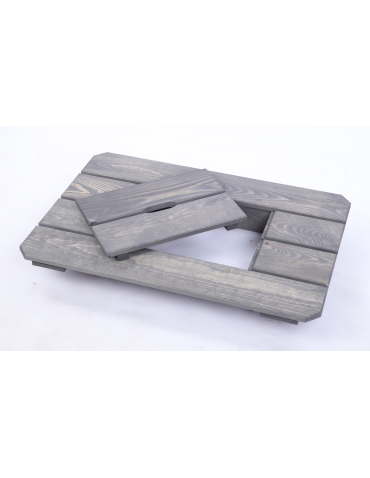 BLAT NA SKRZYNKĘ - Blat na skrzynkę piwa drewniany stół plenerowy z pokrywą turystyczny EKO - product 4