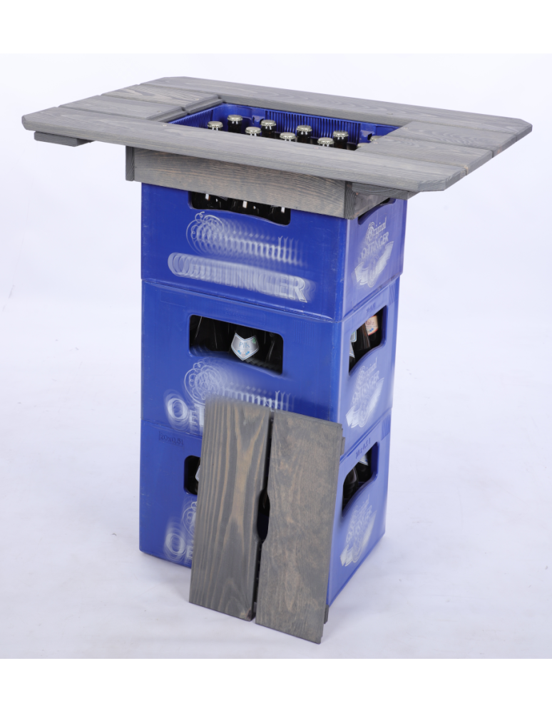 BLAT NA SKRZYNKĘ - Blat na skrzynkę piwa drewniany stół plenerowy z pokrywą turystyczny EKO - product b2b.wamar.biz 8