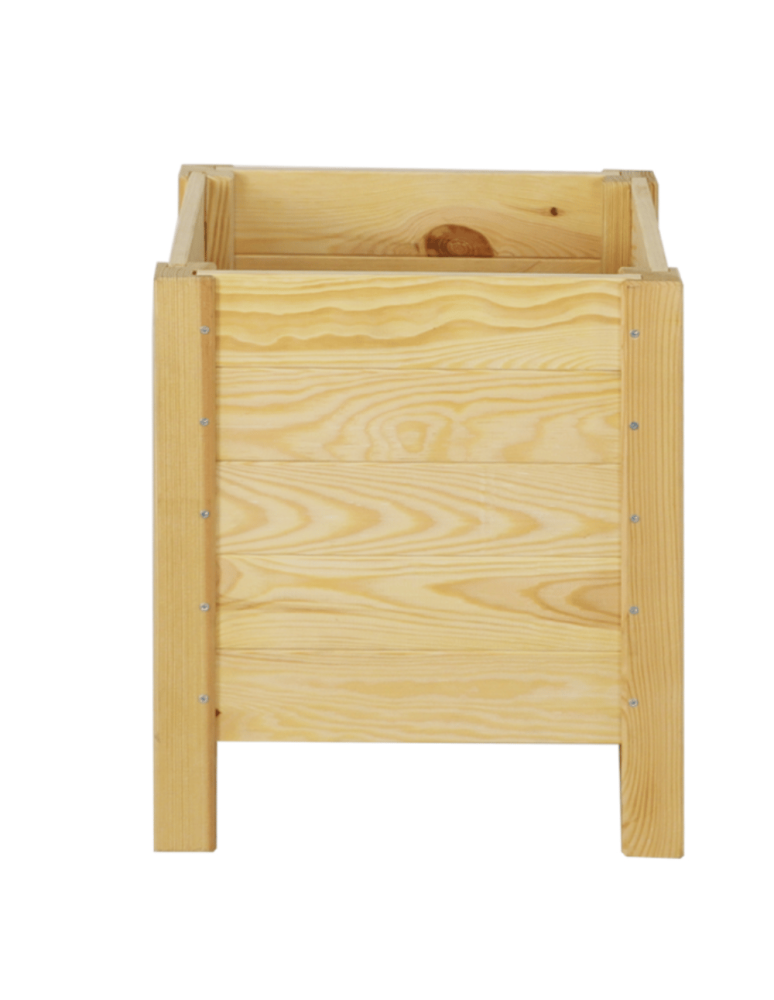 Duże Donice Drewniane Ogrodowe - Drewniana donica doniczka zielnik osłonka REGULOWANE DNO 40X34X30 cm EKO - product b2b.wamar.biz 4