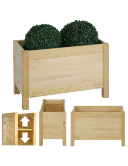 Skrzynia donica doniczka zielnik ziołownik REGULOWANE DNO 40x60x30cm EKO