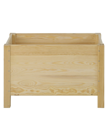 Duże Donice Drewniane Ogrodowe - Skrzynia donica doniczka zielnik ziołownik REGULOWANE DNO 40x60x30cm EKO - product 3