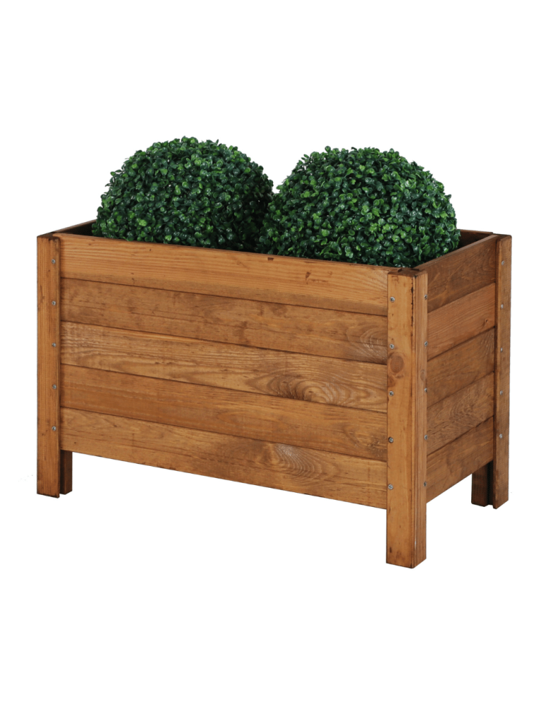 Duże Donice Drewniane Ogrodowe - Skrzynia donica doniczka zielnik ziołownik REGULOWANE DNO 40x60x30cm EKO - product b2b.wamar.biz 2