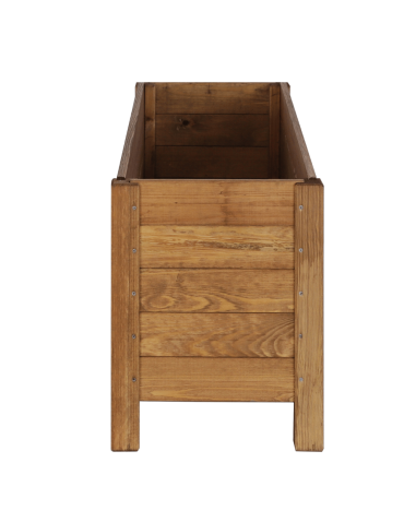 Duże Donice Drewniane Ogrodowe - Skrzynia donica doniczka zielnik ziołownik REGULOWANE DNO 40x60x30cm EKO - product 4