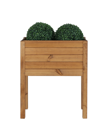 Duże Donice Drewniane Ogrodowe - Skrzynia donica doniczka na nogach ziołownik REGULOWANE DNO 72,5x68x30cm EKO - produkt 3