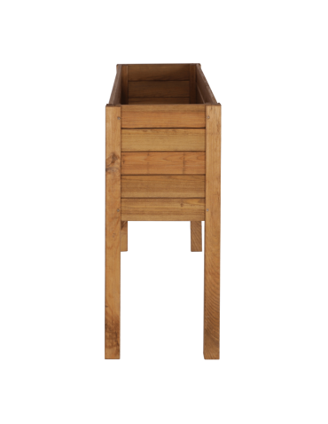 Duże Donice Drewniane Ogrodowe - Skrzynia donica doniczka na nogach ziołownik REGULOWANE DNO 72,5x68x30cm EKO - produkt 4