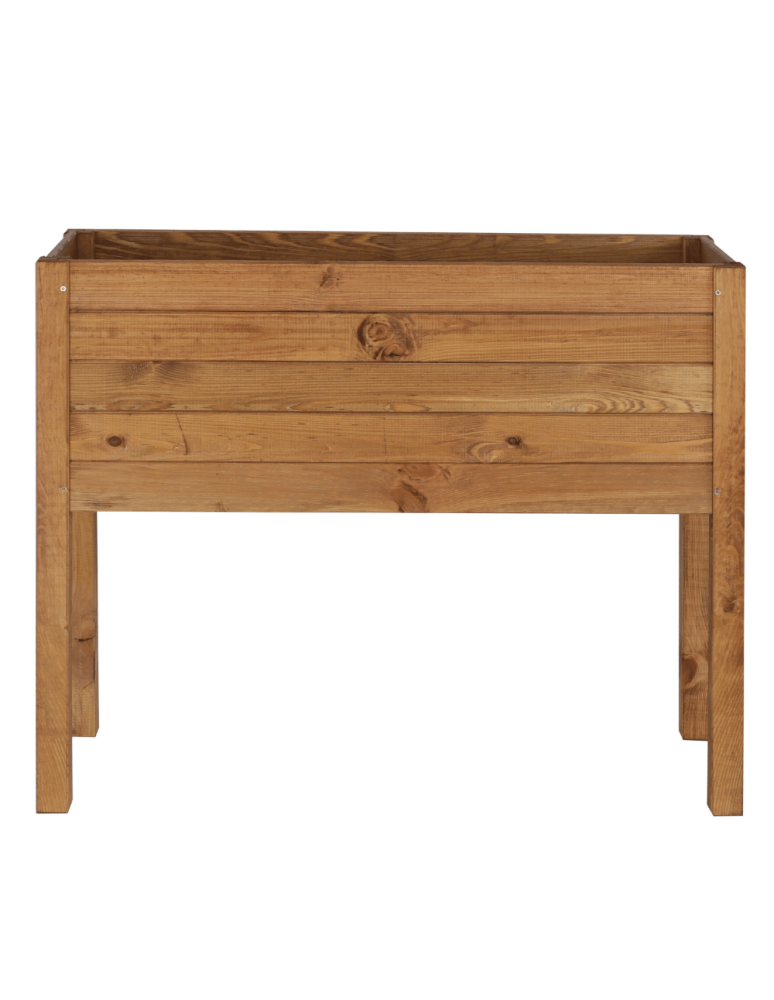 Duże Donice Drewniane Ogrodowe - Skrzynia donica doniczka na nogach ziołownik REGULOWANE DNO 72,5x88x30cm EKO - product b2b.wamar.biz 3