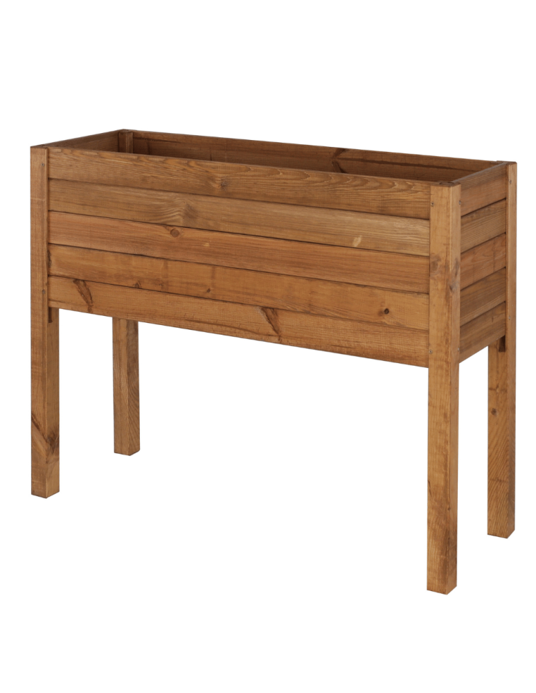 Duże Donice Drewniane Ogrodowe - Skrzynia donica doniczka na nogach ziołownik REGULOWANE DNO 72,5x88x30cm EKO - product b2b.wamar.biz 4