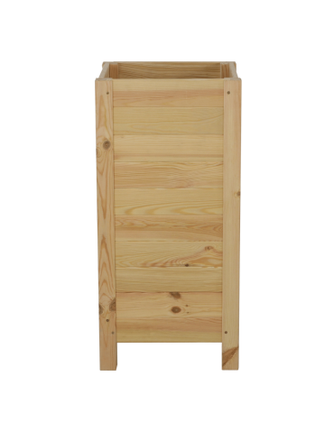 Duże Donice Drewniane Ogrodowe - Skrzynia donica doniczka WYSOKA ziołownik REGULOWANE DNO 72,5x34x30cm EKO - product 3