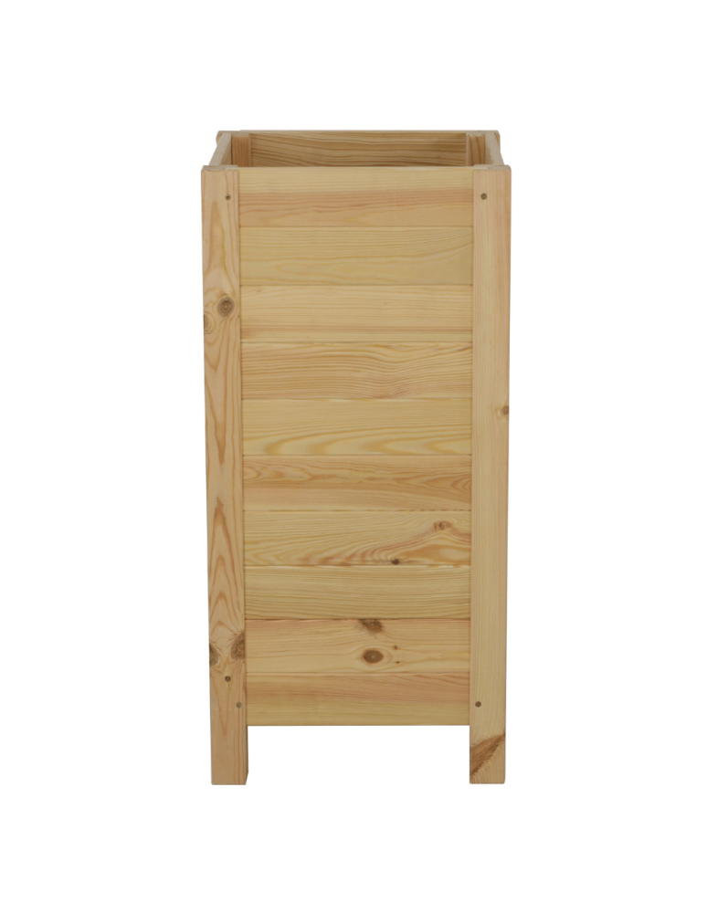 Duże Donice Drewniane Ogrodowe - Skrzynia donica doniczka WYSOKA ziołownik REGULOWANE DNO 72,5x34x30cm EKO - product b2b.wamar.biz 3