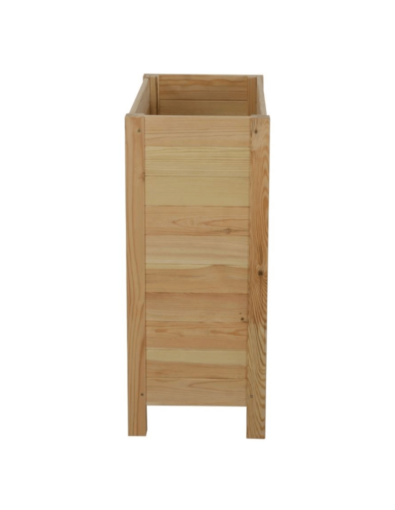 Duże Donice Drewniane Ogrodowe - Skrzynia donica doniczka WYSOKA ziołownik REGULOWANE DNO 72,5x68x30cm EKO - product b2b.wamar.biz 4