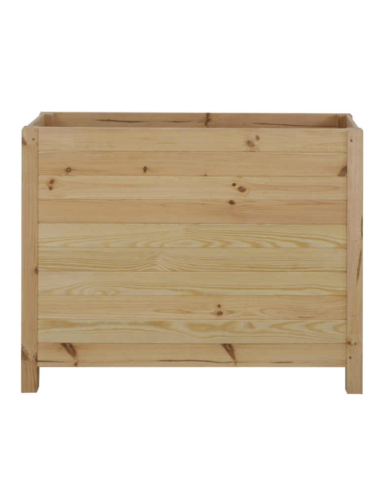 Duże Donice Drewniane Ogrodowe - Skrzynia donica doniczka WYSOKA ziołownik REGULOWANE DNO 72,5x88x30cm EKO - product b2b.wamar.biz 3