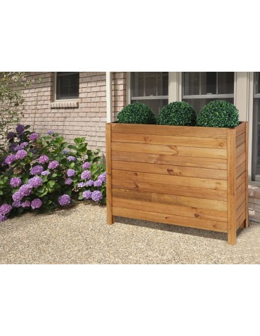 Duże Donice Drewniane Ogrodowe - Skrzynia donica doniczka WYSOKA ziołownik REGULOWANE DNO 72,5x88x30cm EKO - product 5