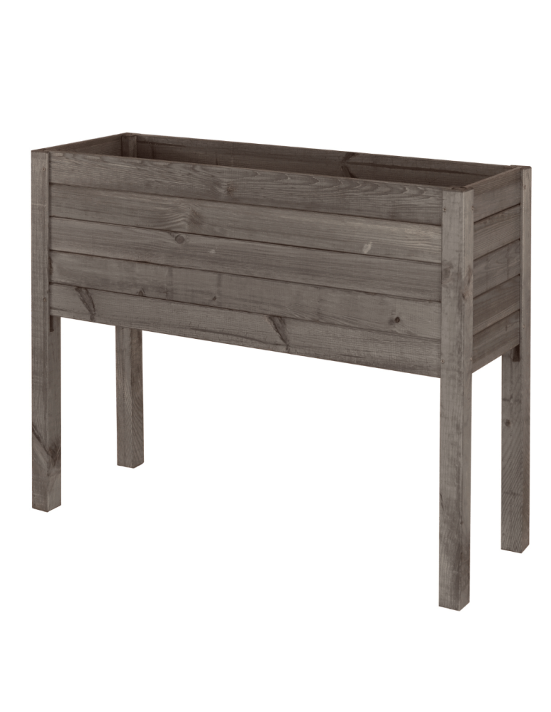 Duże Donice Drewniane Ogrodowe - Skrzynia donica doniczka na nogach ziołownik REGULOWANE DNO 72,5x88x30cm EKO - product b2b.wamar.biz 4