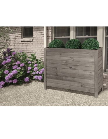 Duże Donice Drewniane Ogrodowe - Skrzynia donica doniczka WYSOKA ziołownik REGULOWANE DNO 72,5x88x30cm EKO - product 5