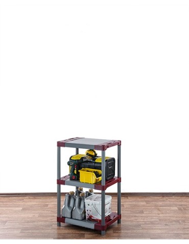 Regały z plastiku- tworzywa - Regał plastikowy do piwnicy regał z tworzywa 98x50x46 cm 97%RECYKLING ECO - product 7