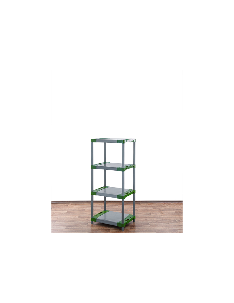 Regały z plastiku- tworzywa - Stojak plastikowy garażowy regał z tworzywa 138x50x46 cm 97%RECYKLING ECO - produkt b2b.wamar.biz 3