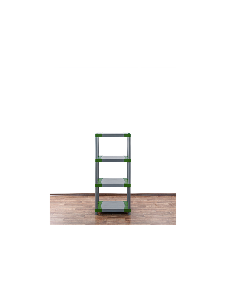 Regały z plastiku- tworzywa - Stojak plastikowy garażowy regał z tworzywa 138x50x46 cm 97%RECYKLING ECO - produkt b2b.wamar.biz 4