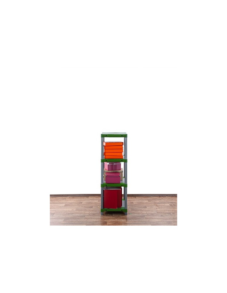 Regały z plastiku- tworzywa - Stojak plastikowy garażowy regał z tworzywa 138x50x46 cm 97%RECYKLING ECO - produkt b2b.wamar.biz 6