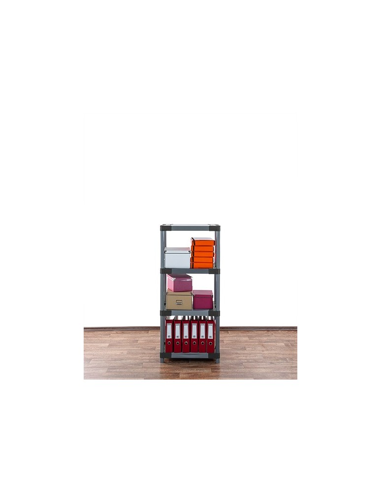 Regały z plastiku- tworzywa - Stojak plastikowy garażowy regał z tworzywa 138x50x46 cm 97%RECYKLING ECO - product b2b.wamar.biz 6