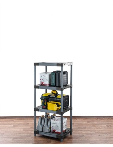 Regały z plastiku- tworzywa - Stojak plastikowy garażowy regał z tworzywa 138x50x46 cm 97%RECYKLING ECO - product 7