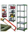 Stojak z tworzywa plastikowy do piwnicy 180x50x46 ECO WODOODPORNY SOLIDNY