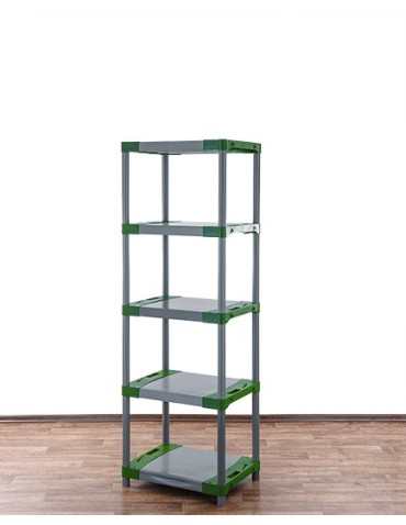 Regały z plastiku- tworzywa - Stojak z tworzywa plastikowy do piwnicy 180x50x46 ECO WODOODPORNY SOLIDNY - product 3