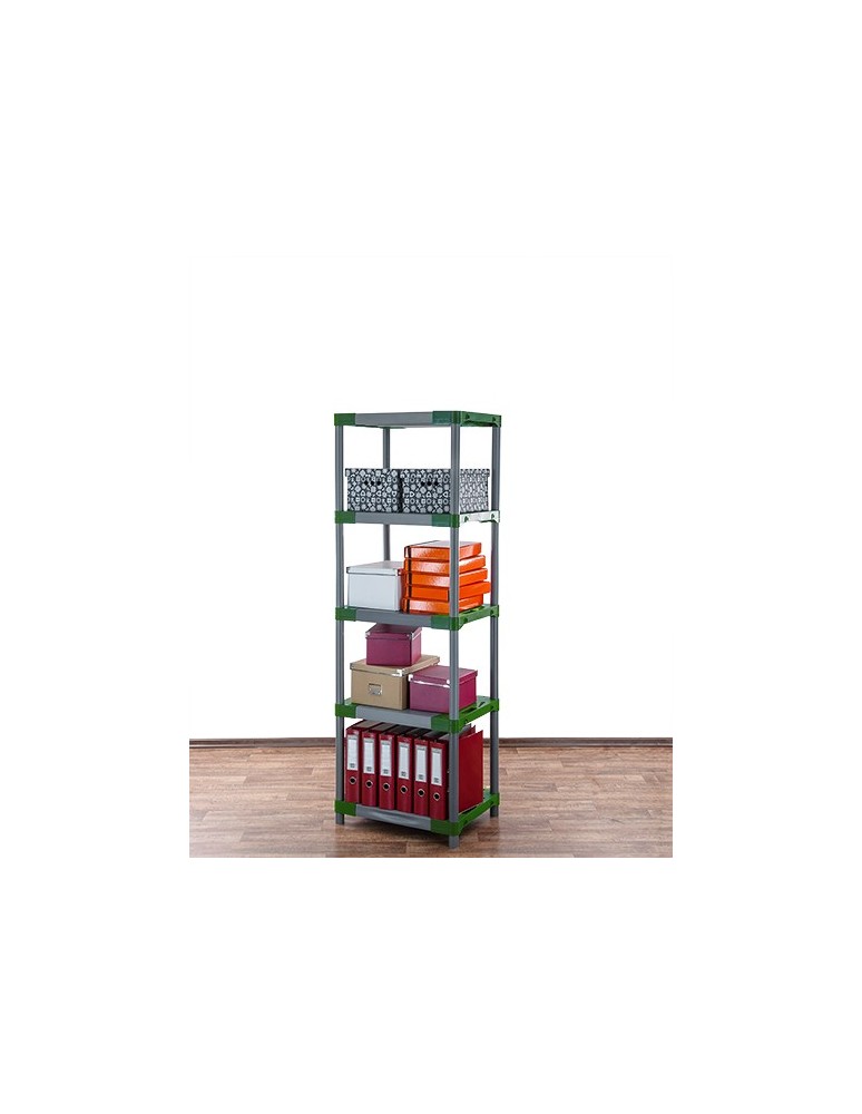 Regały z plastiku- tworzywa - Stojak z tworzywa plastikowy do piwnicy 180x50x46 ECO WODOODPORNY SOLIDNY - product b2b.wamar.biz 7